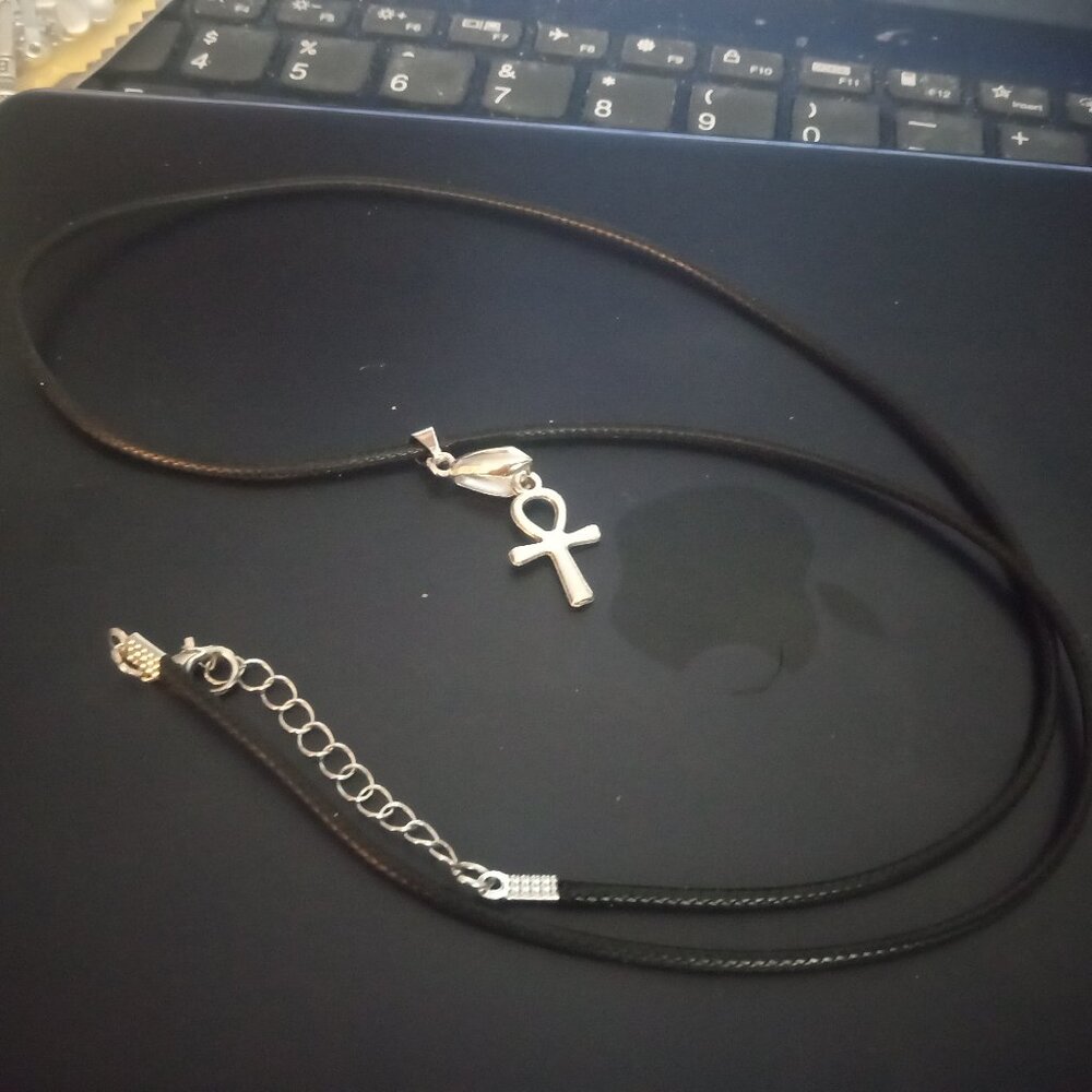 Handmade Silver Plated Cross Egyptian Ankh Necklace